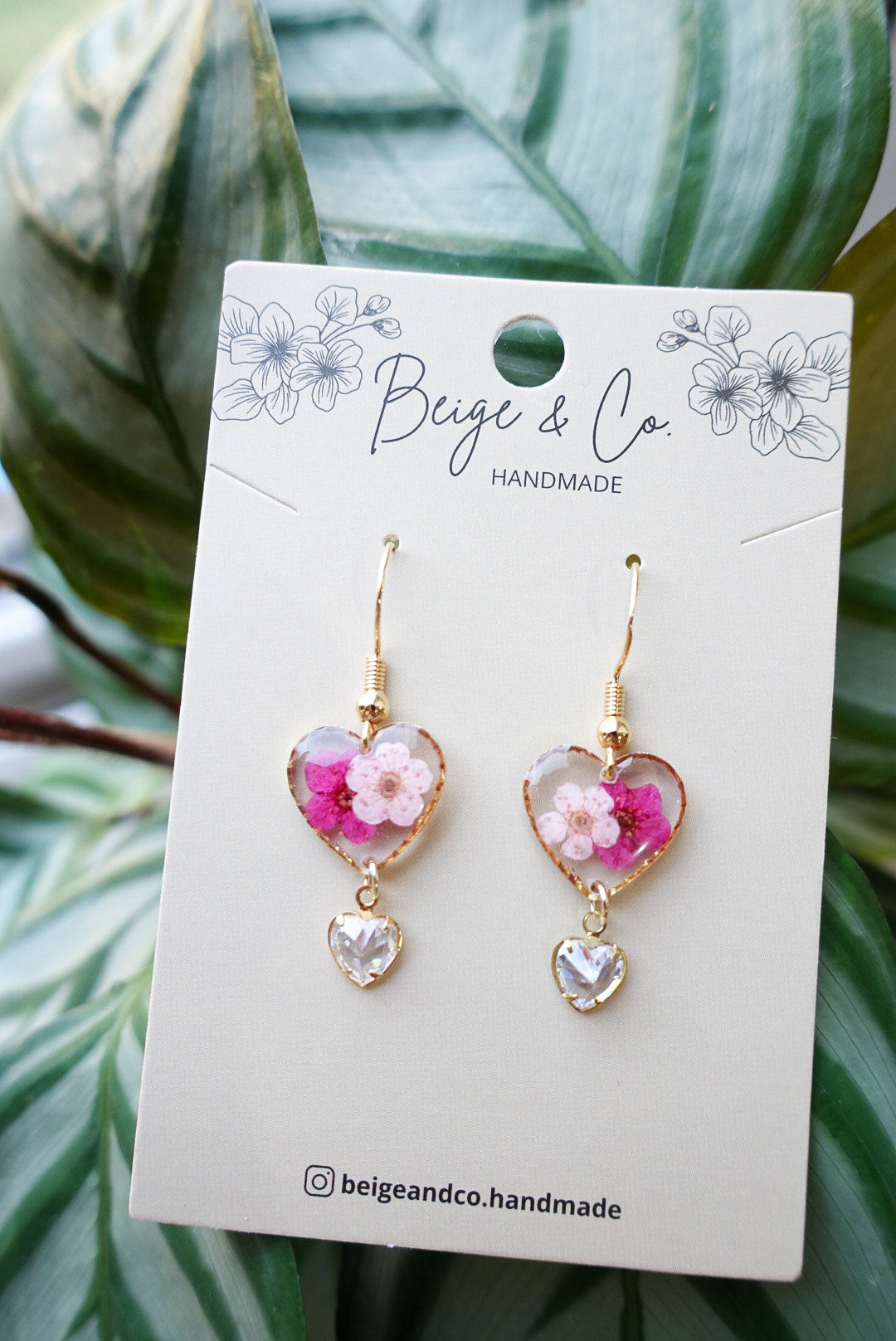 Sparkly Heart Pink