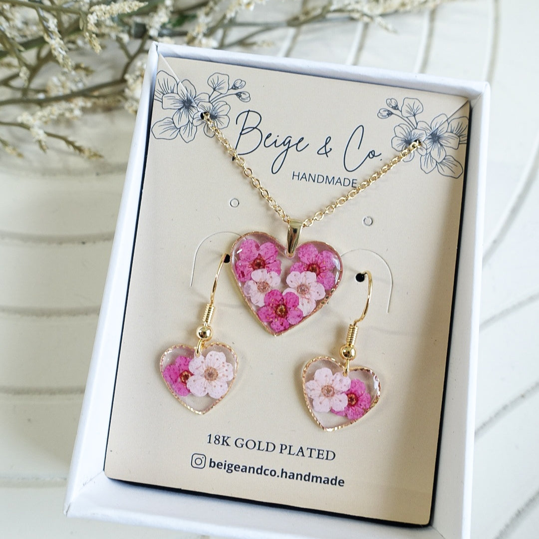 Set of Pink Heart