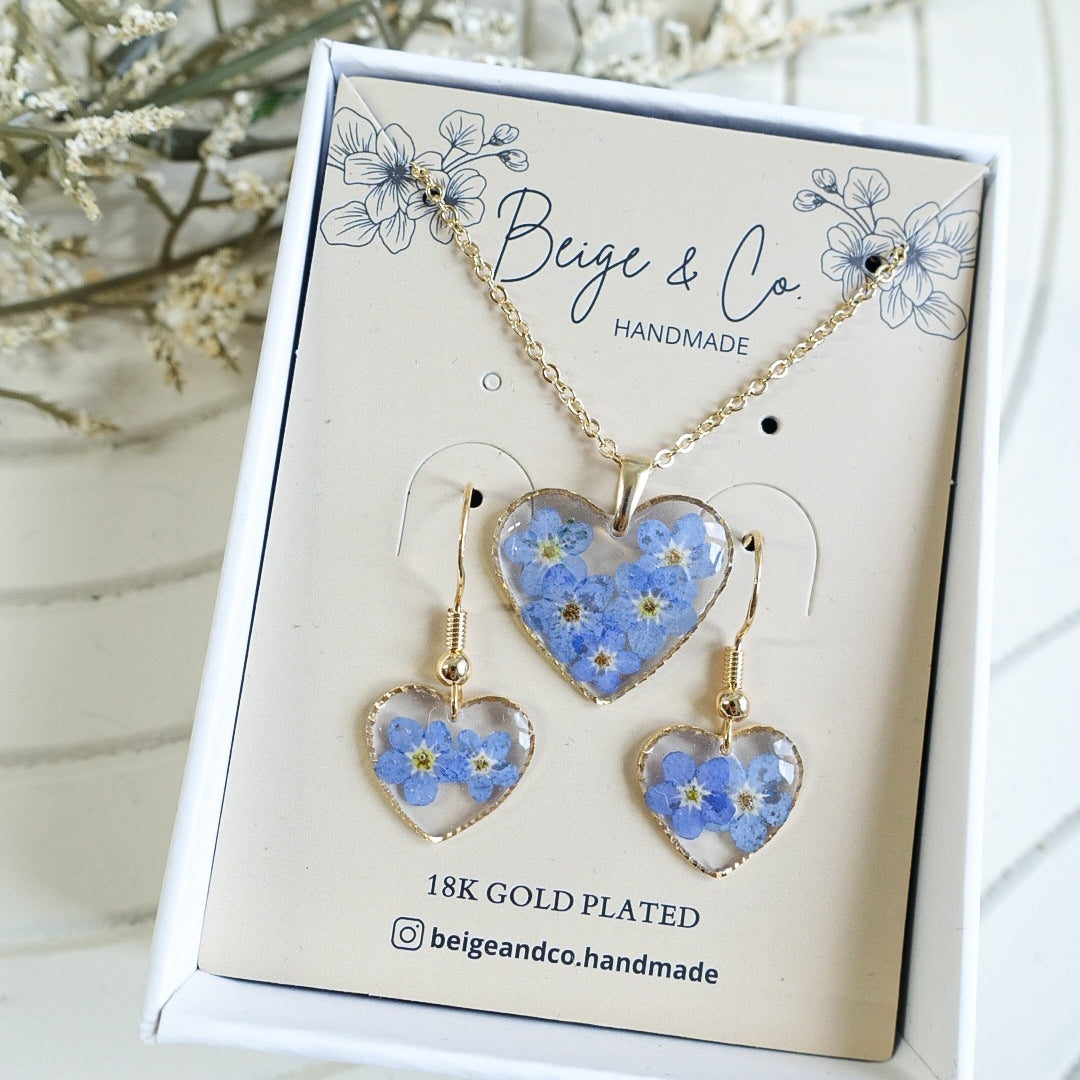 Set of Blue Heart