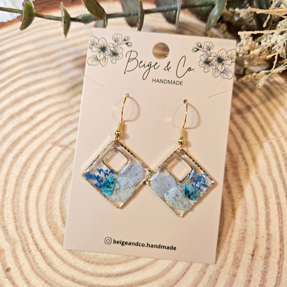 Beige - Aliya GS Fabart Handmade Earrings main image 1