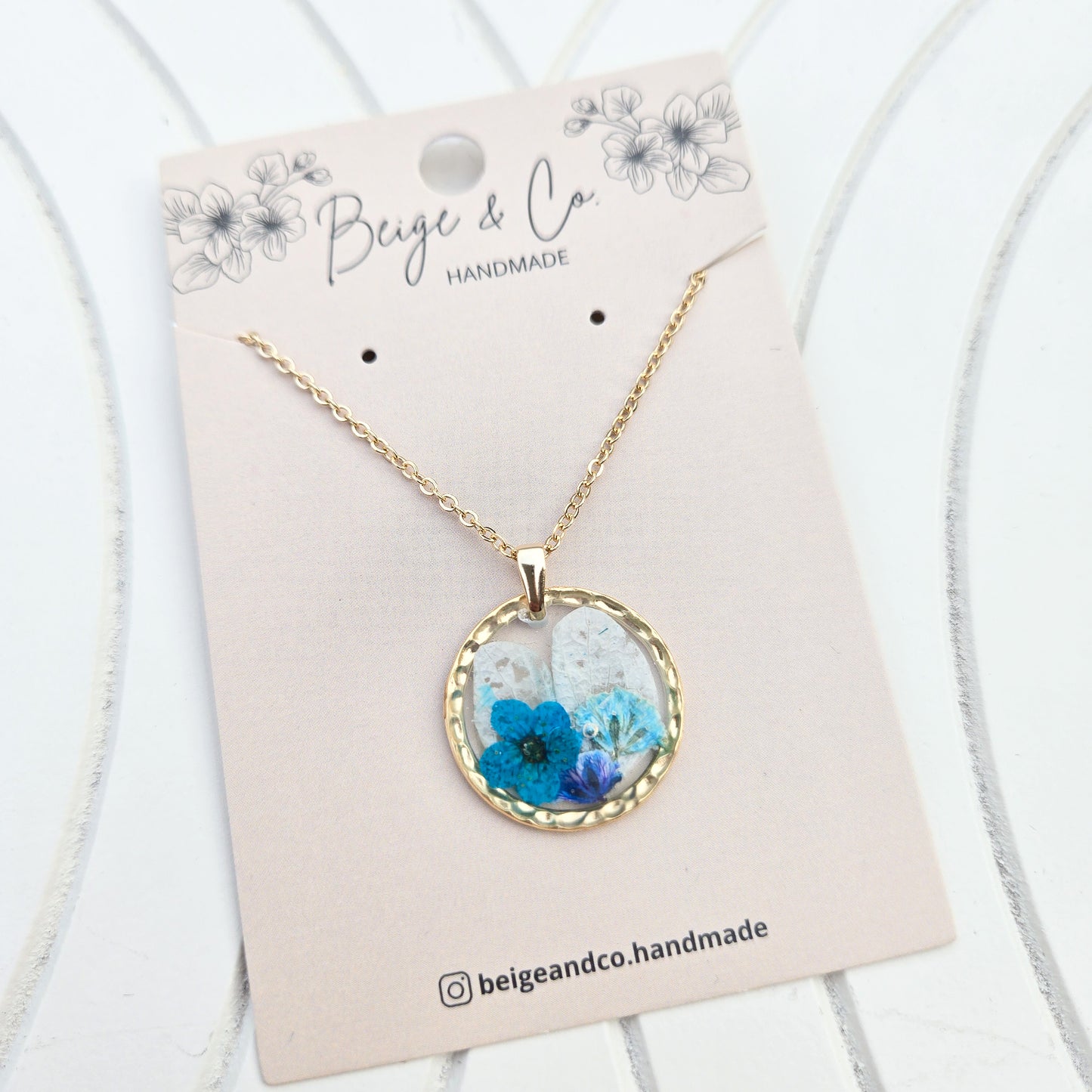 Little Blue Garden Necklace