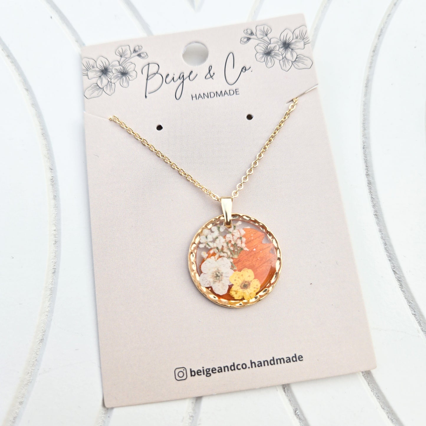 Cosmo Orange Necklace