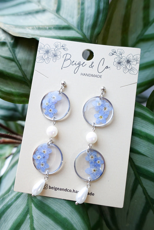 Forget Me Not Drop Earrings