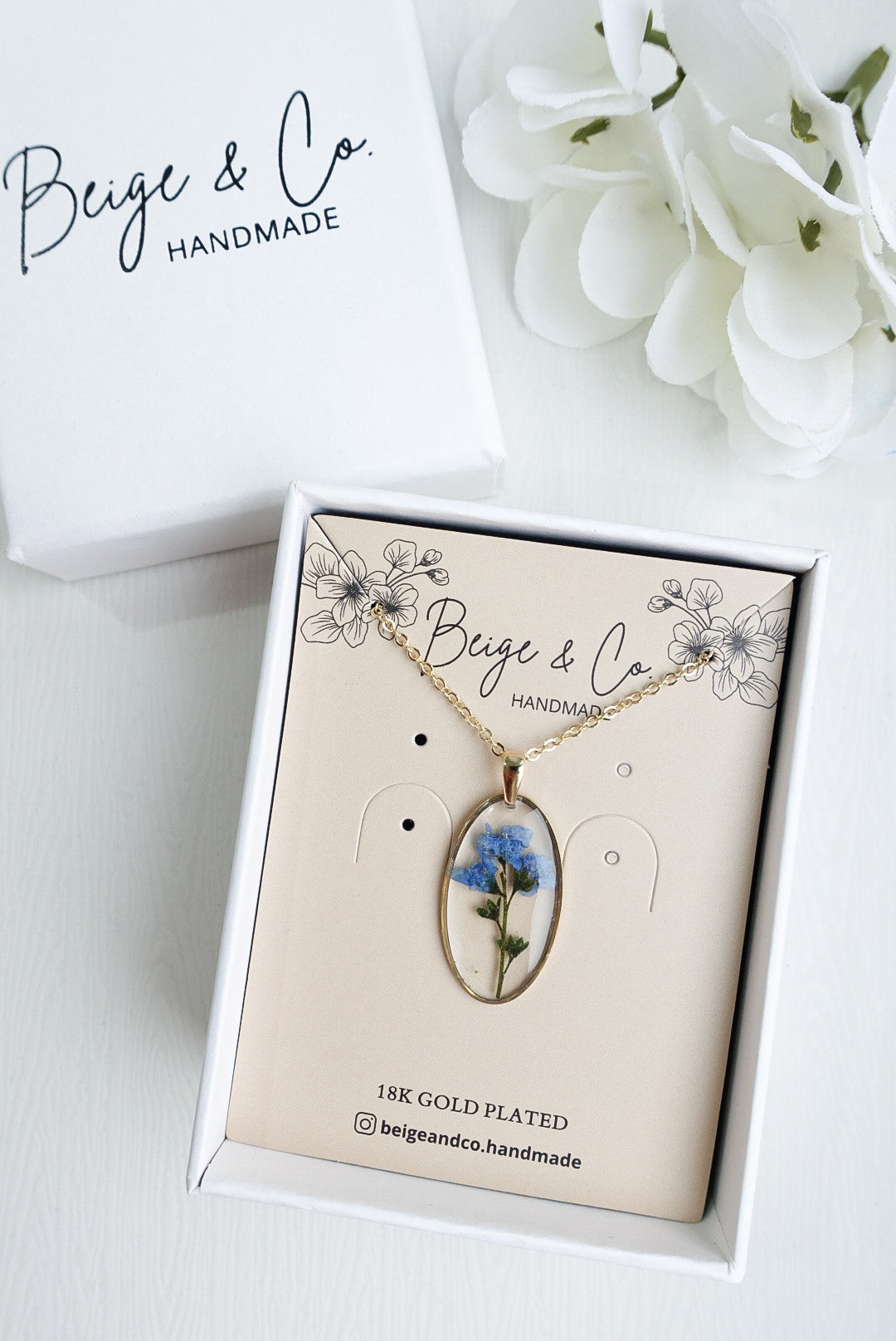 Forget Me Not Necklace