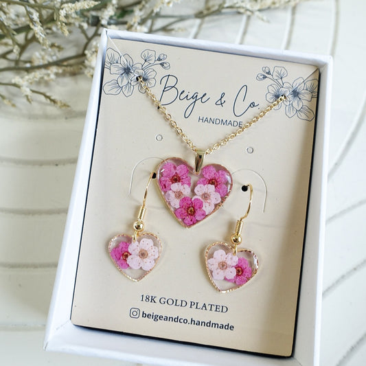 Set of Pink Heart